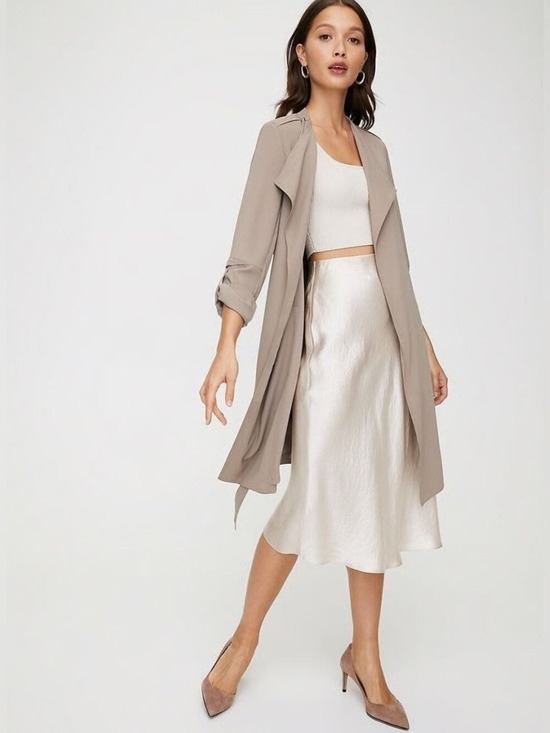 Babaton Jackets & Blazers - Babaton Quincey Jacket Size Small Taupe Aritzia